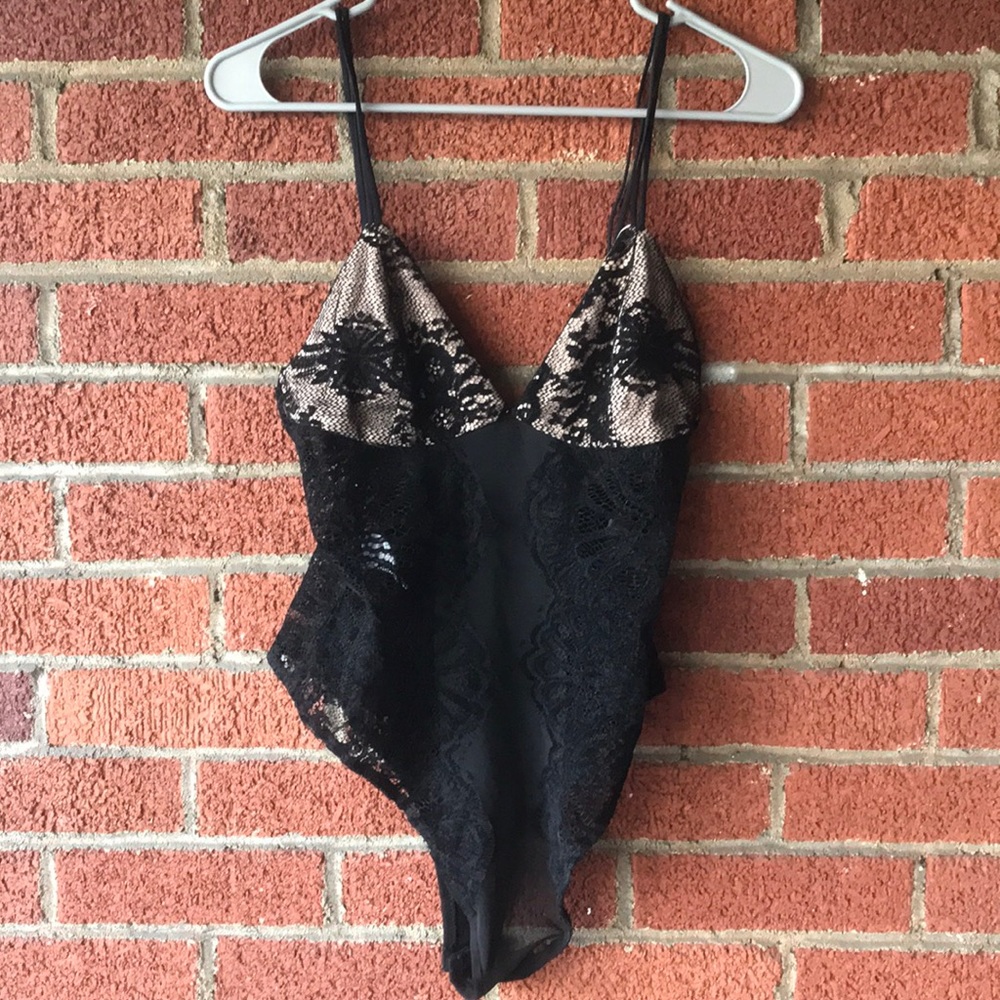 Chrisssy tiegenxrevolve sheer lace bodysuit